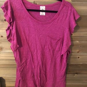 Free people ruffle side top